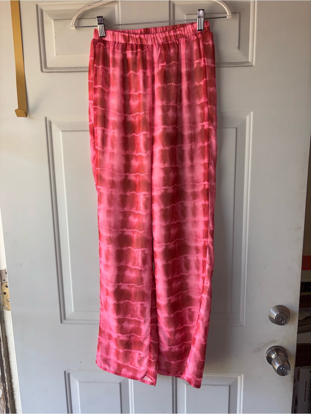 SNDYS./MK Molly King for Sndys pink tie-dye pants size 2